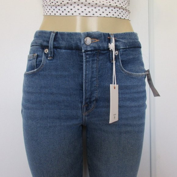 New GOOD AMERICAN Jeans Size 8/29 Distressed Skinny Denim - Picture 3 of 14